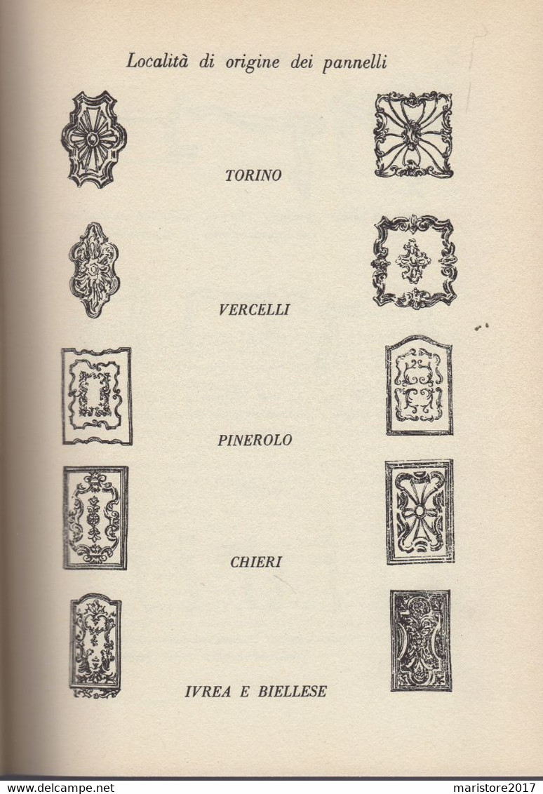 IL MOBILE BAROCCO PIEMONTESE-Disegni Enrico Pellegrini-Francia-Intarsi Tecniche PANNELLI GOTICI Luigi XV Francia - Kunst, Architectuur