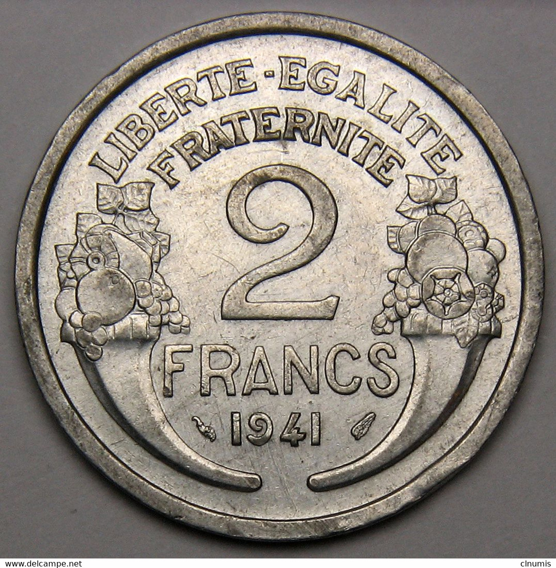 2 Francs Morlon, 1941, Aluminium - Etat Français - 2 Francs