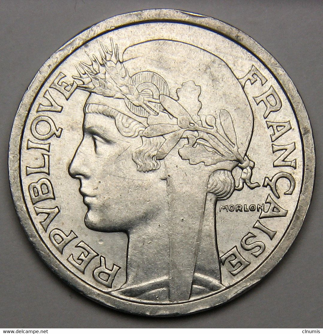 2 Francs Morlon, 1941, Aluminium - Etat Français - 2 Francs