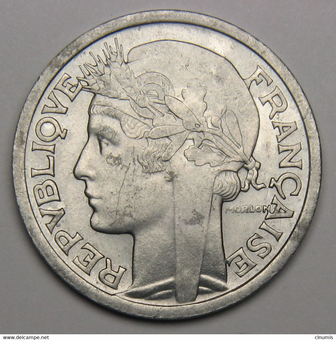 2 Francs Morlon, 1941, Aluminium - Etat Français - 2 Francs