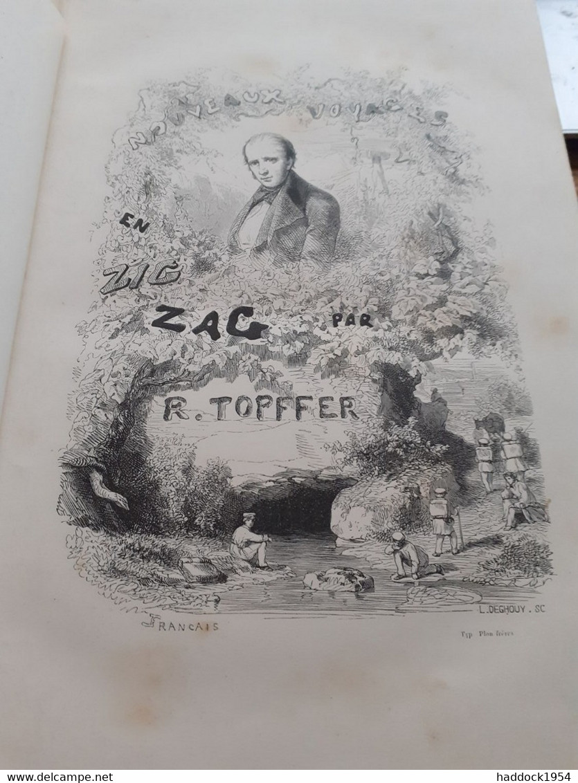 Nouveaux Voyages En Zigzag à La Grande Chartreuse Autour Du MONT-BLANC RODOLPHE TOPFFER Victor Lecou 1854 - Alpes - Pays-de-Savoie