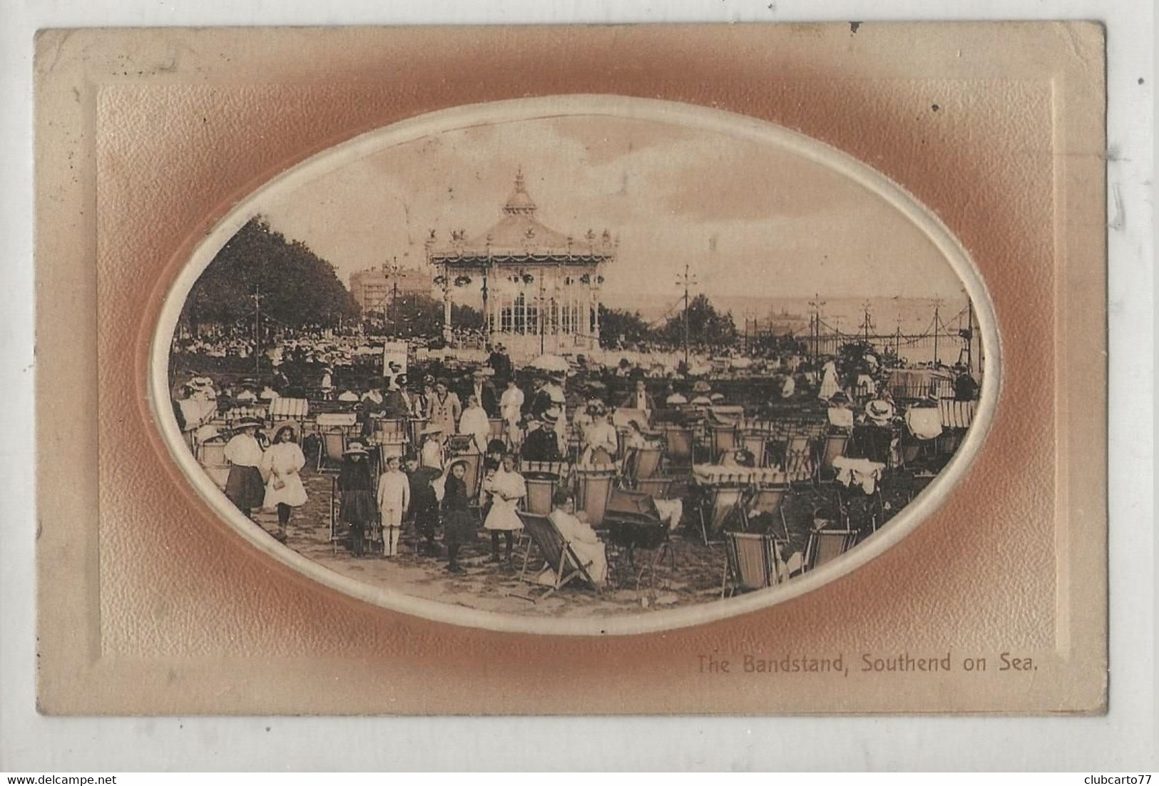 Southend-on-Sea (Royaume-Uni, Essex) : The Bandstand In 1913 (lively) PF. - Southend, Westcliff & Leigh