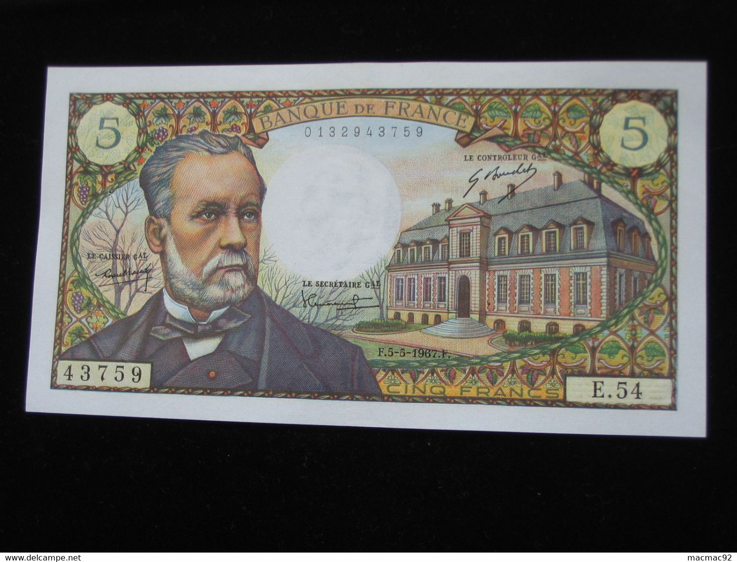 Superbe Billet  - 5 Francs  PASTEUR  7-7-1966   **** EN ACHAT IMMEDIAT **** - 5 F 1966-1970 ''Pasteur''