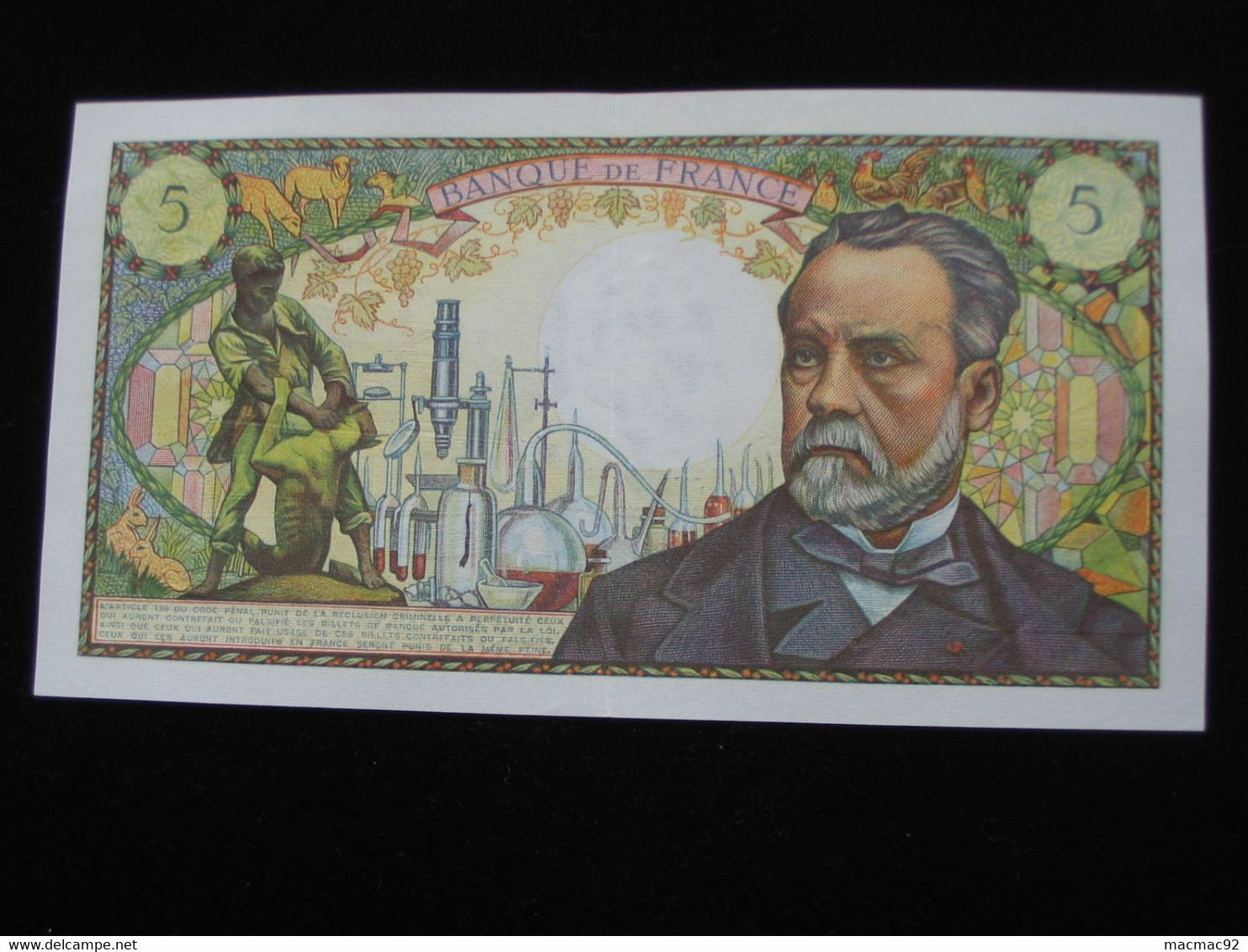 Superbe Billet  - 5 Francs  PASTEUR  7-7-1966   **** EN ACHAT IMMEDIAT **** - 5 F 1966-1970 ''Pasteur''