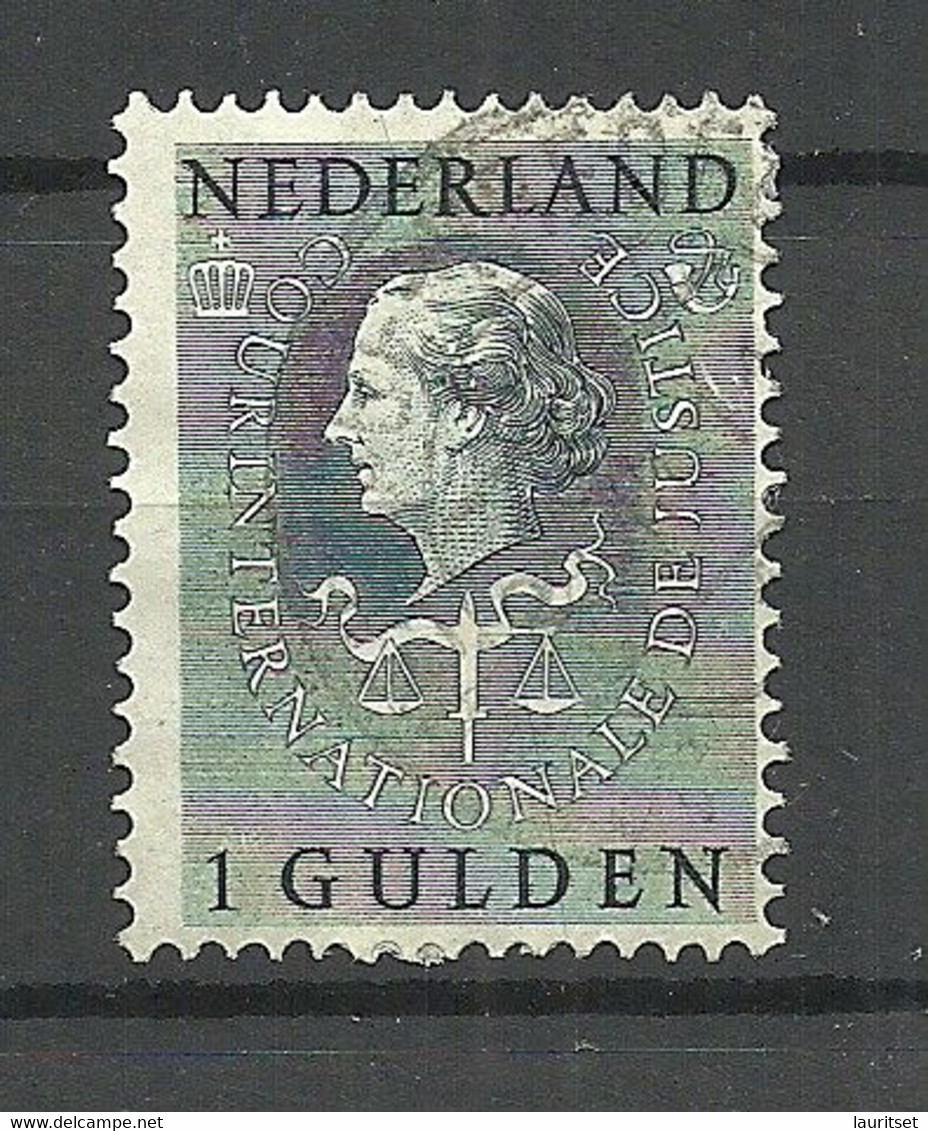 NEDERLAND Netherlands COUR INTERNATIONAL DE JUSTICE Tax Revenue 1 Gulden O - Servizio