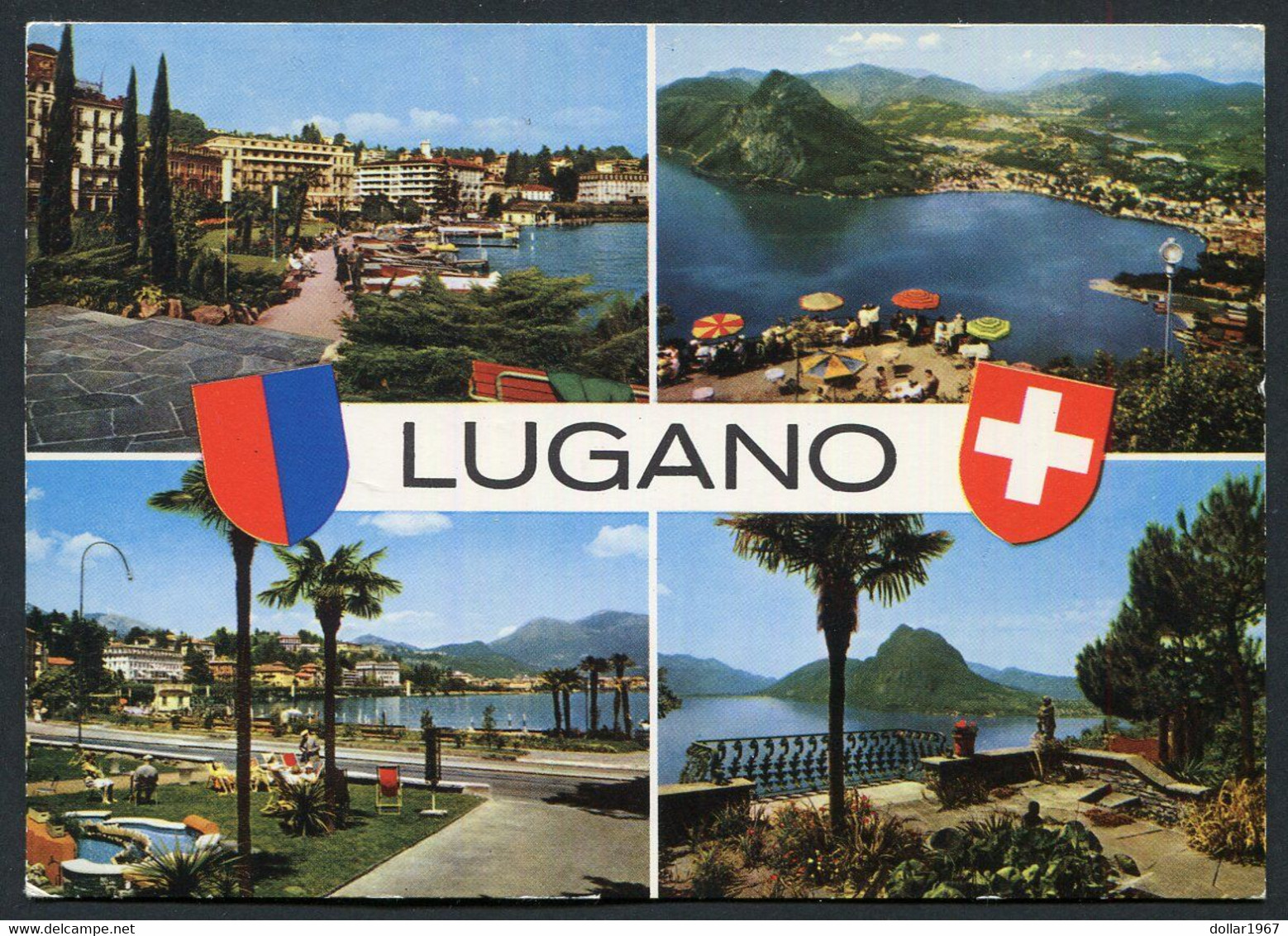 Lugao , Vedute Di Lagona   ( 1975 )    - 2  Scans For Condition. (Originalscan !! ) - Legnano