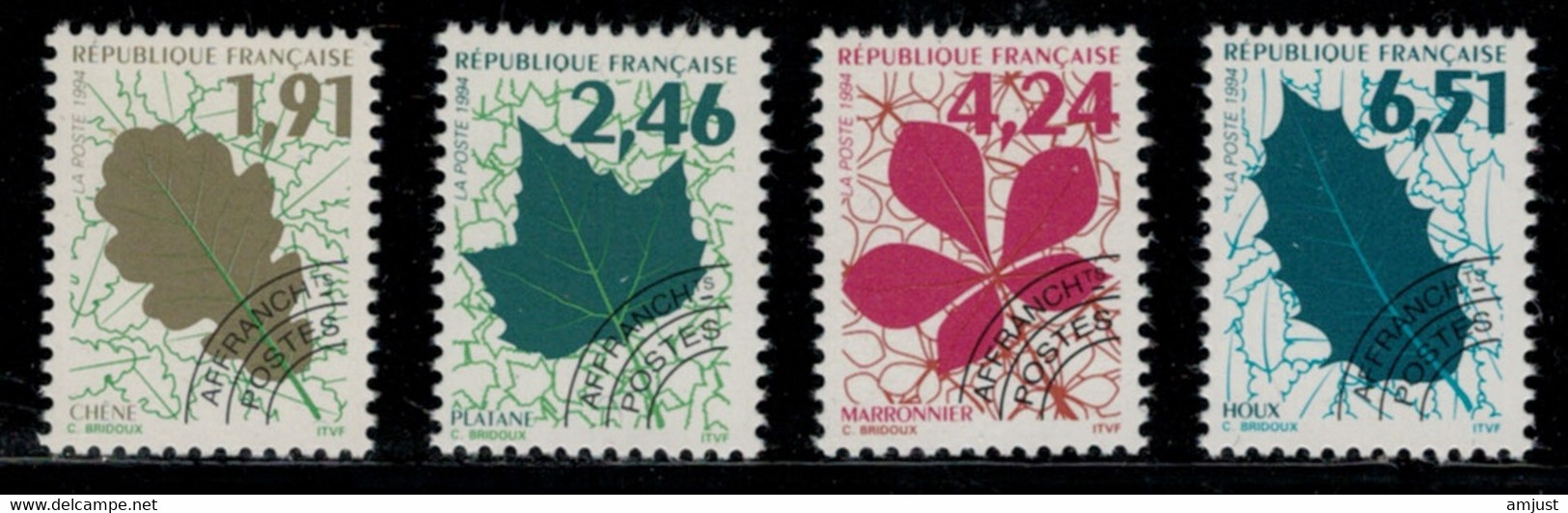 France // Préoblitérés // 1994 // Série Timbres Préoblitérés Neufs** MNH No. Y&T 232 à 235 - 1989-2008