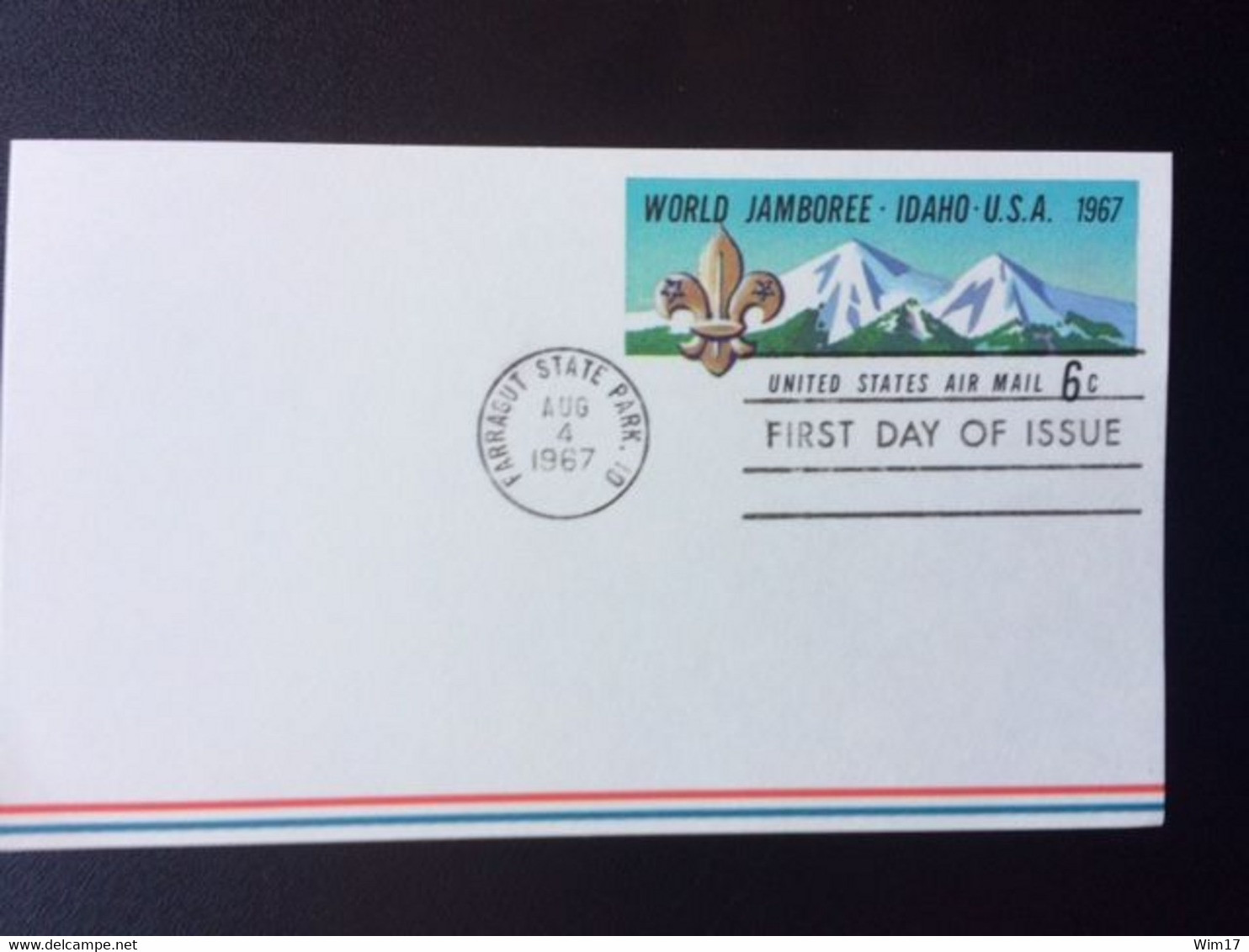 USA UNITED STATES 1967 POSTCARD WORLD JAMBOREE IDAHO 04-08-1967 VERENIGDE STATEN AMERICA SCOUTING - 1961-80