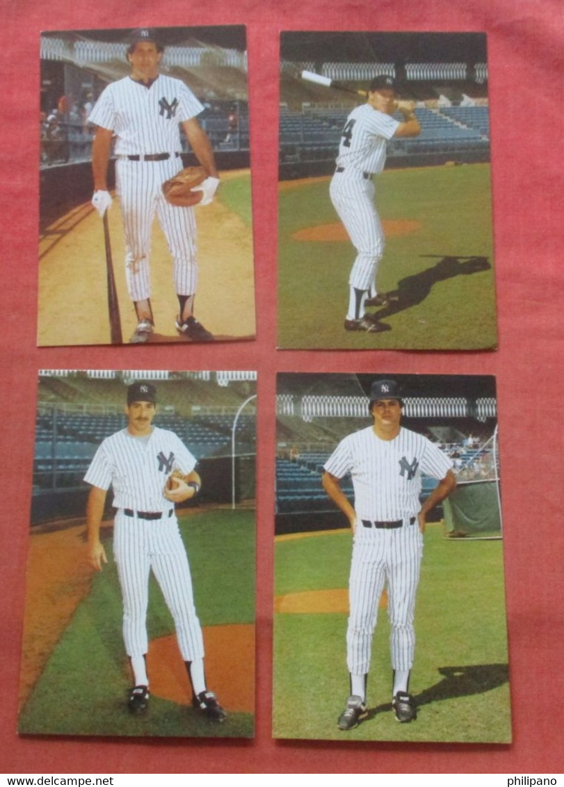 Baseball   Lot Of 4 Cards     NY Yankees     ref 5546 - Baseball