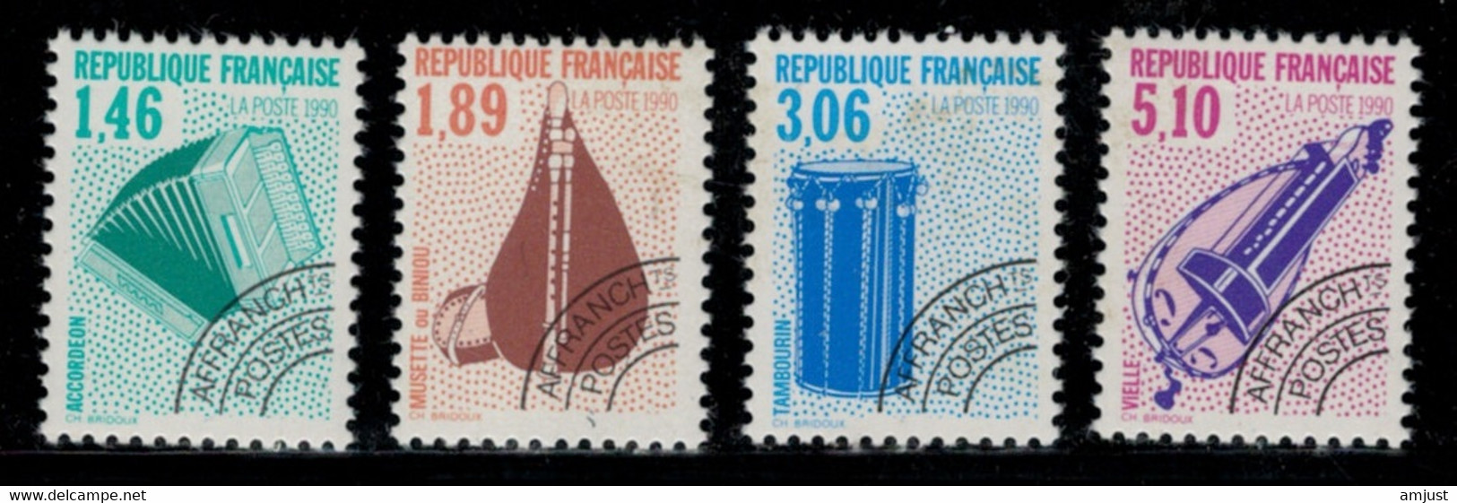 France // Préoblitérés // 1990 // Série Timbres Préoblitérés Neufs** MNH No. Y&T 206 à 209 - 1989-2008