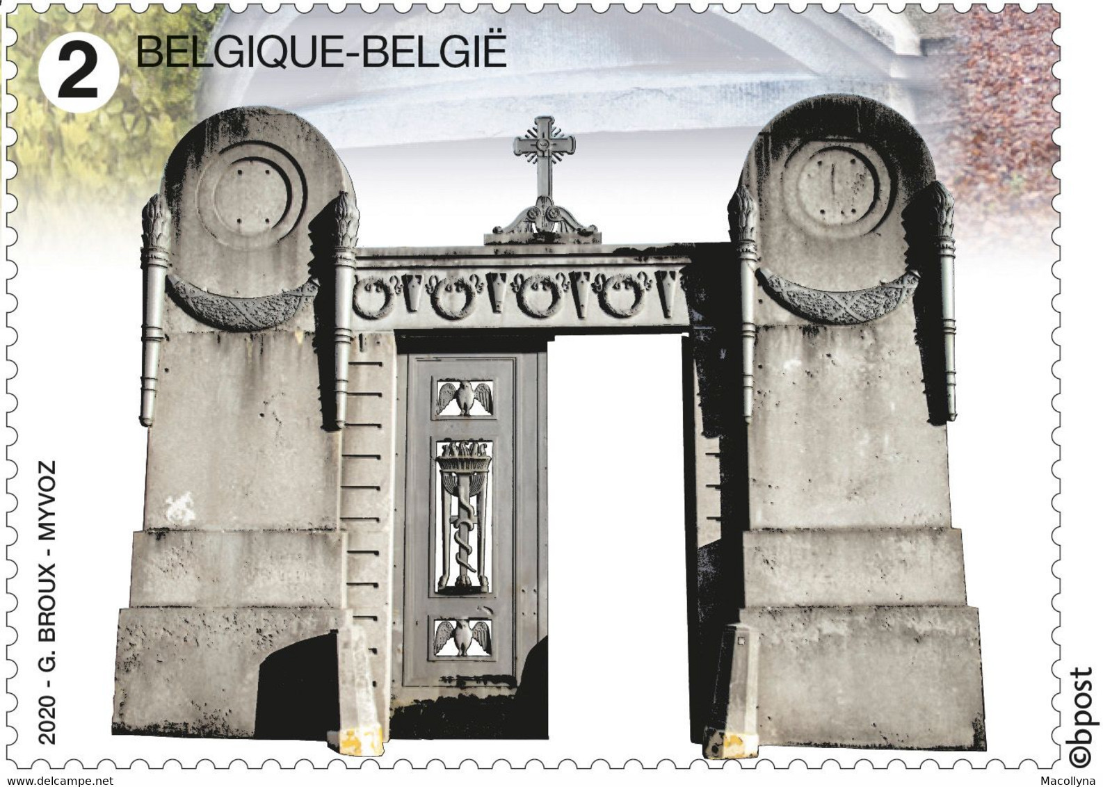 België 2020 Blok 294** Markante Begraafplaatsen** 4967/71** Cimetières Remarquables!! Postfris - Non-Obliteré - MNH - Nuevos