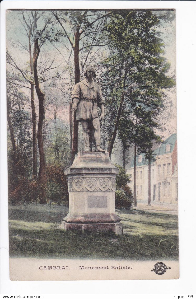 CAMBRAI - Monument Batiste - Cambrai