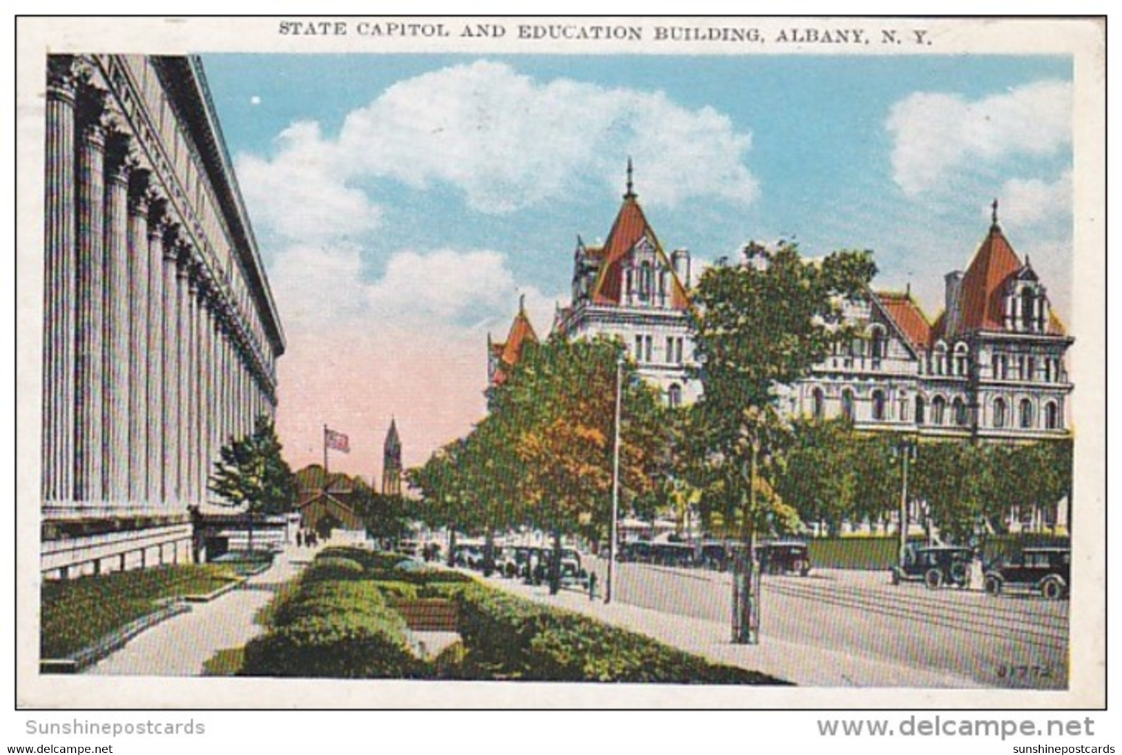 New York Albany State Capitol And Education Building 1932 - Albany
