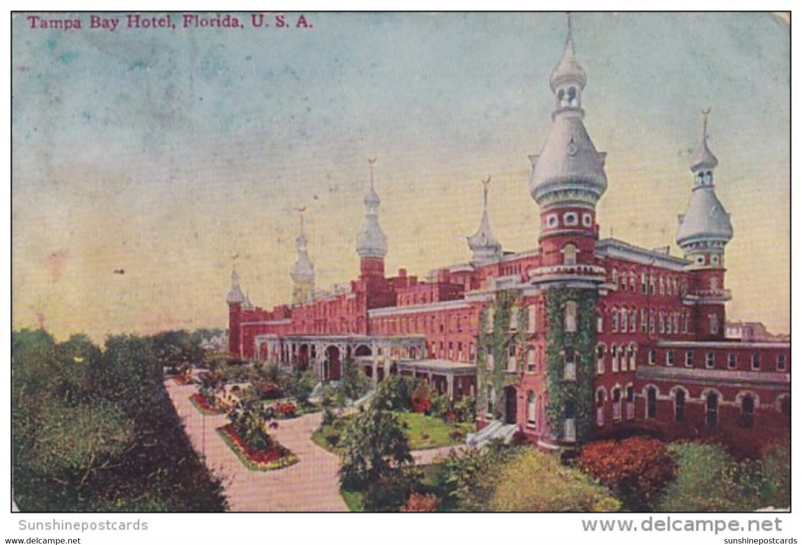 Florida Tampa The Tampa Bay Hotel  1909 - Tampa