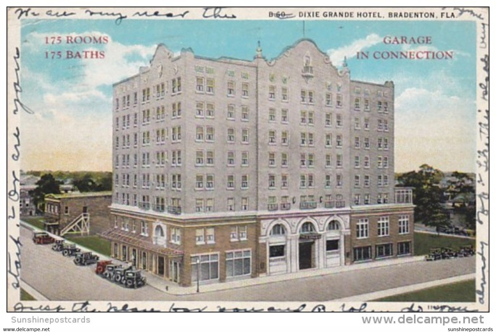 Florida Bradenton The Dixie Grande Hotel 1929 - Bradenton