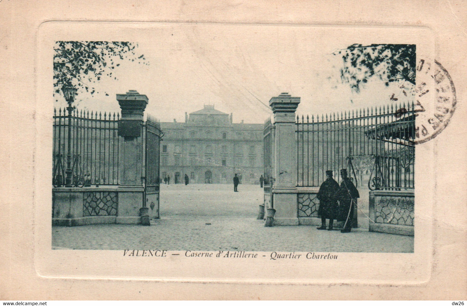 Valence - La Caserne D'Artillerie: Quartier Chareton - Edition Riou - Carte De Luxe - Barracks