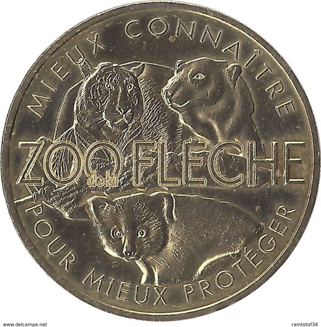 2019 MDP161 - LA FLECHE - Zoo De La Flèche 1 (Mieux Connaître Pour Mieux Protéger) / MONNAIE DE PARIS - 2019