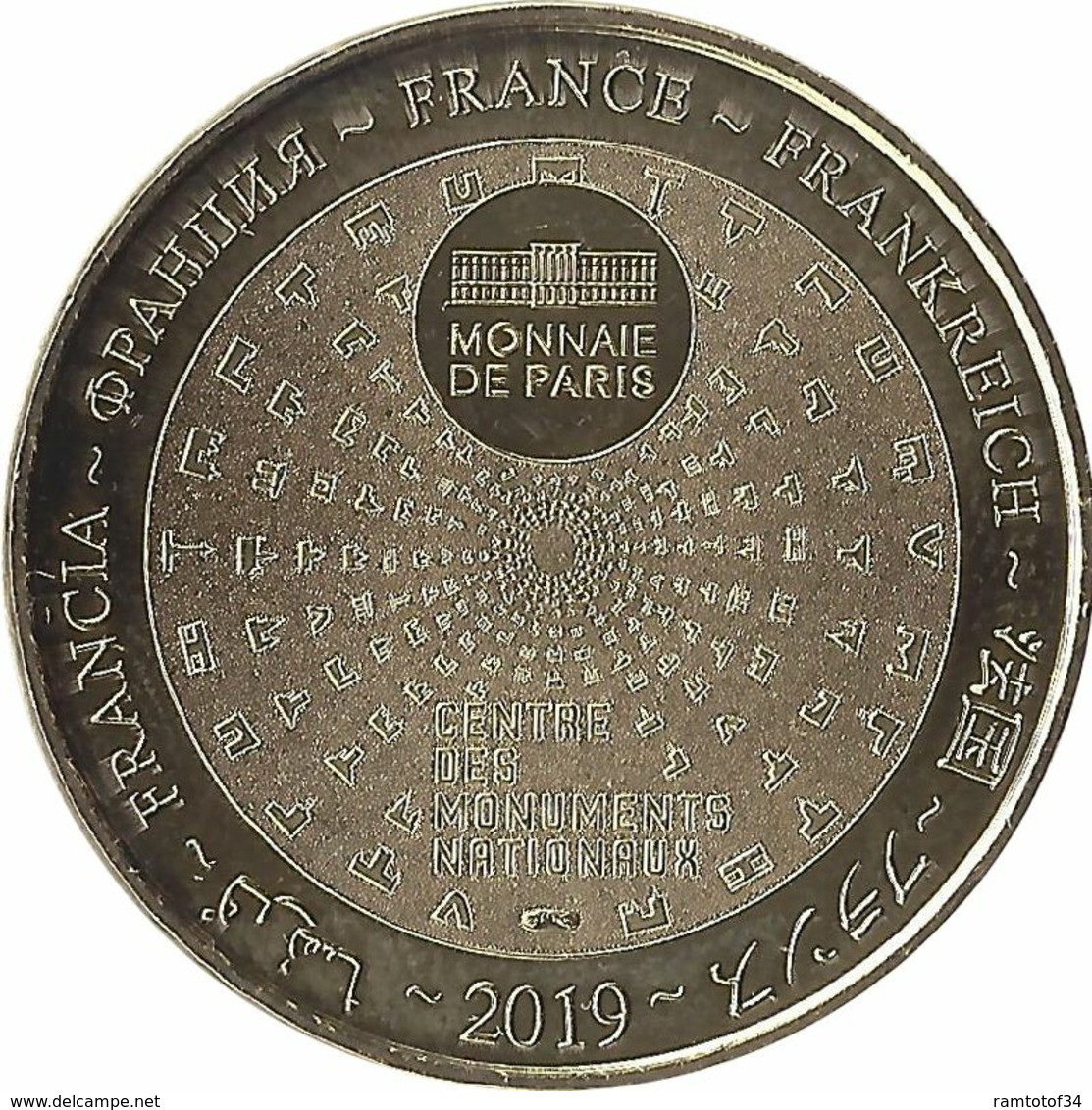 2019 MDP345 - LA TURBIE - Trophée D'Auguste / MONNAIE DE PARIS - 2019