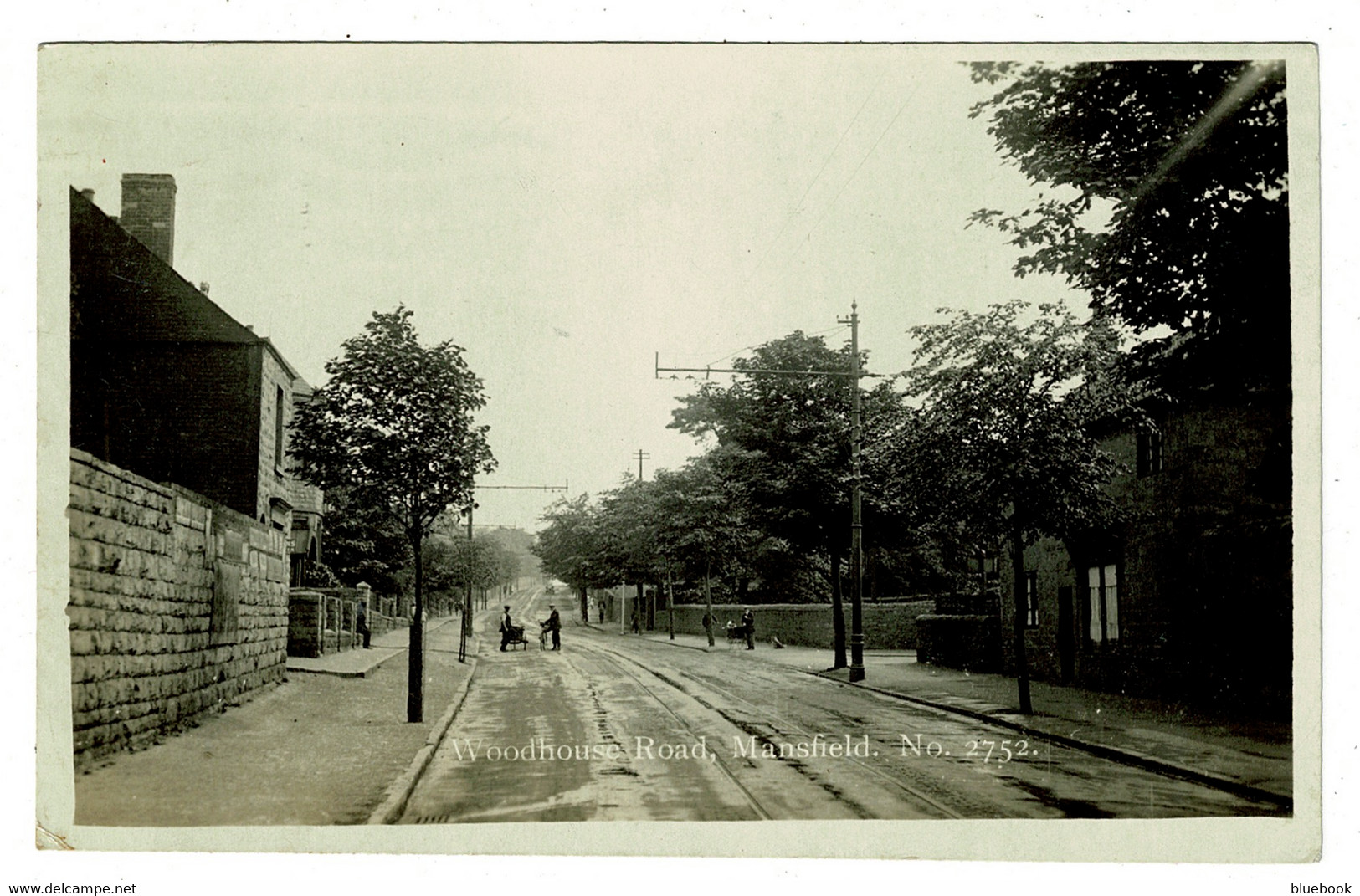 Ref  1538  -  1925 Real Photo Postcard - Woodhouse Road - Mansfield Nottinghamshire - Altri & Non Classificati
