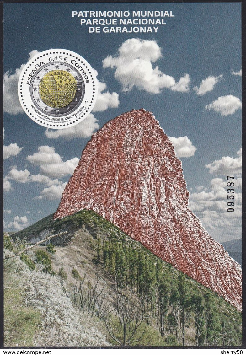 2022-ED. 5555 H.B. -Patrimonio Mundial. Parque Nacional De Garajonay. - NUEVO - Blocs & Hojas