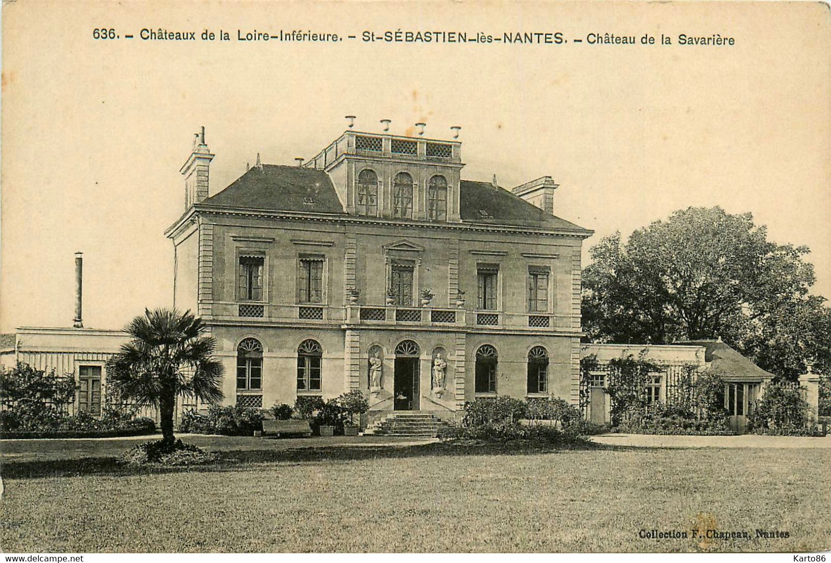 St Sébastien Sur Loire * Le Château De La Savarière * Châteaux De La Loire Inférieure N°636 - Saint-Sébastien-sur-Loire