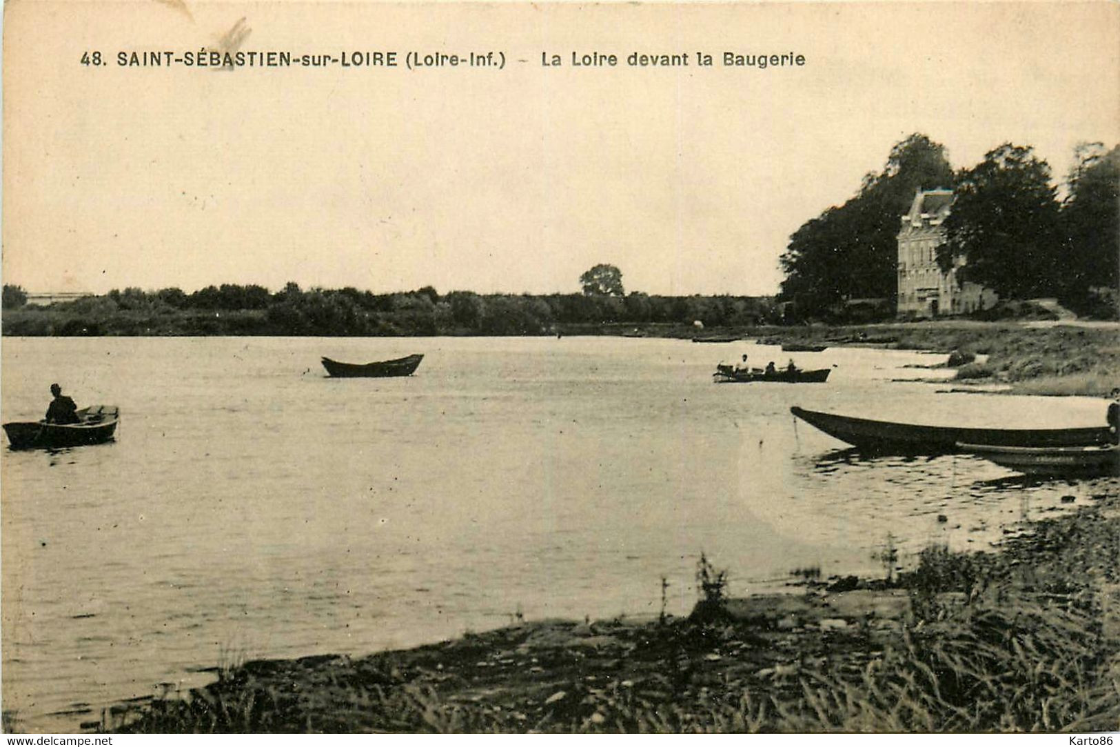 St Sébastien Sur Loire * La Loire Devant La Baugerie - Saint-Sébastien-sur-Loire