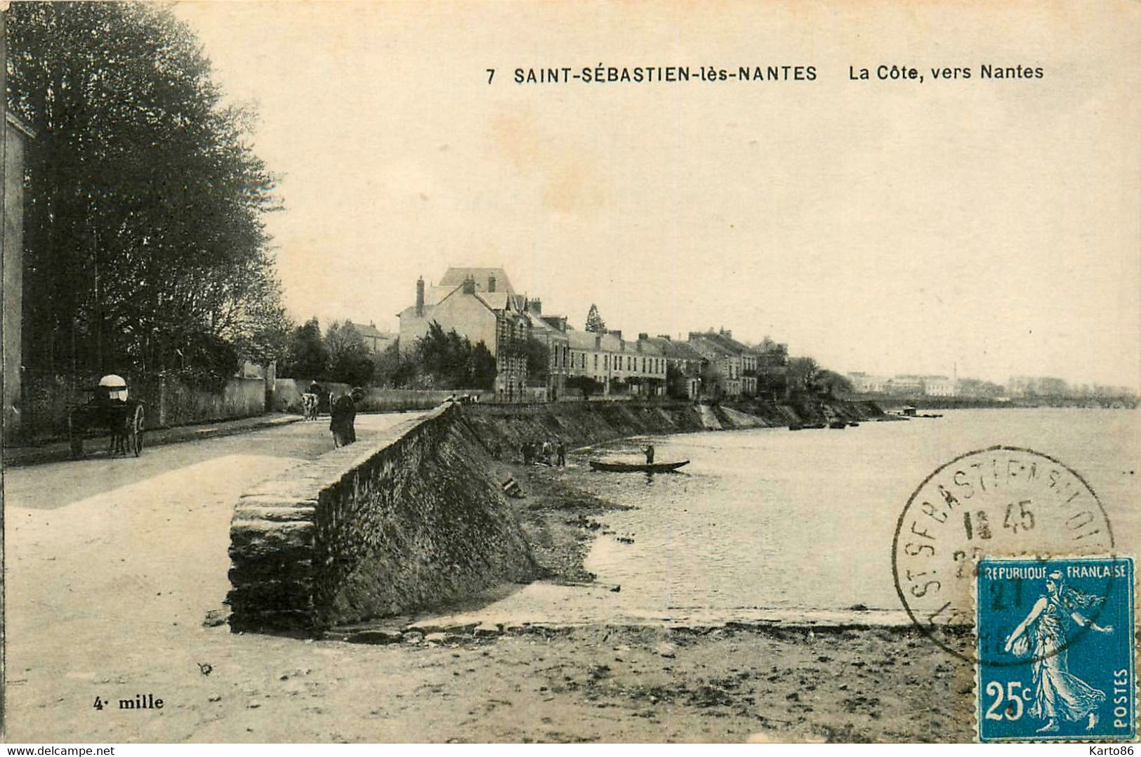 St Sébastien Sur Loire * La Côte , Vers Nantes * Route - Saint-Sébastien-sur-Loire