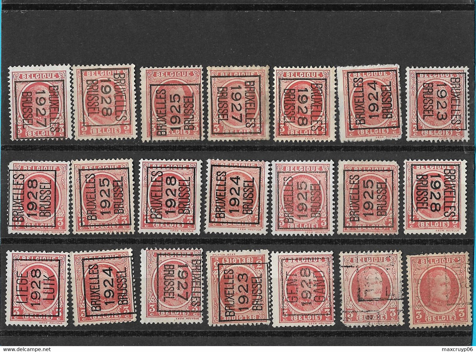 PRE Du N° COB 21 X 192. - Typo Precancels 1922-26 (Albert I)