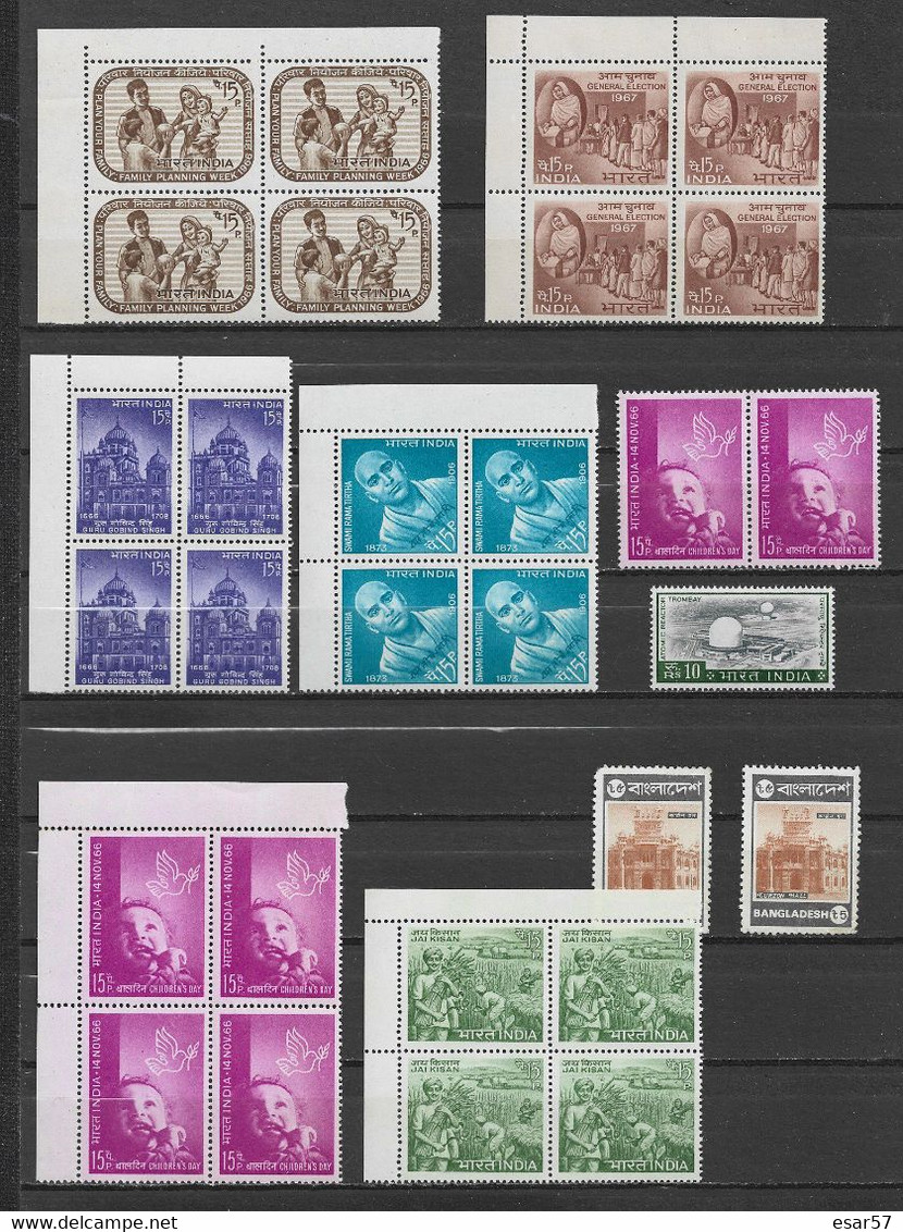 Inde Lot De Timbres Neufs ** MNH - Collezioni & Lotti