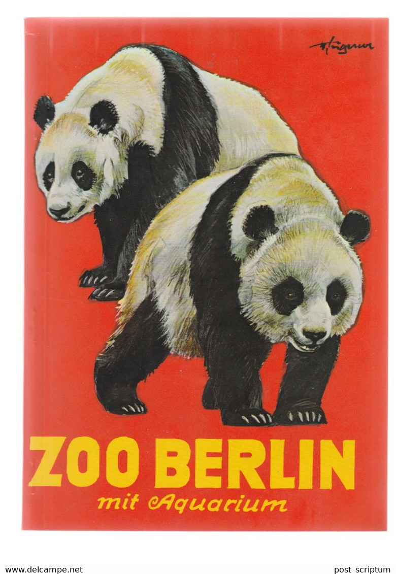 Livre -en Allemand - ZOO - Wegweiser Durch  Den Zoologischen Garten Berlin Und Sein Aquarium  1981 - Berlijn