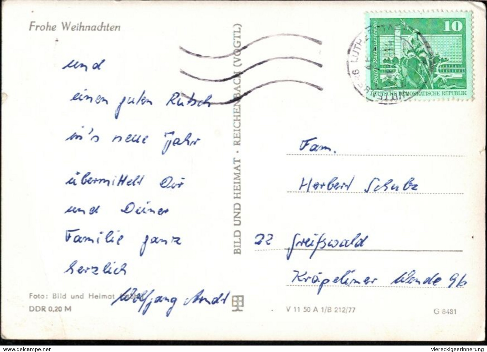 ! Lot Von 19 DDR Ansichtskarten Mit Maschinenstempel Aus Bad Doberan, Sebnitz, Wittenberg, Wernigerode, Guben - Máquinas Franqueo (EMA)