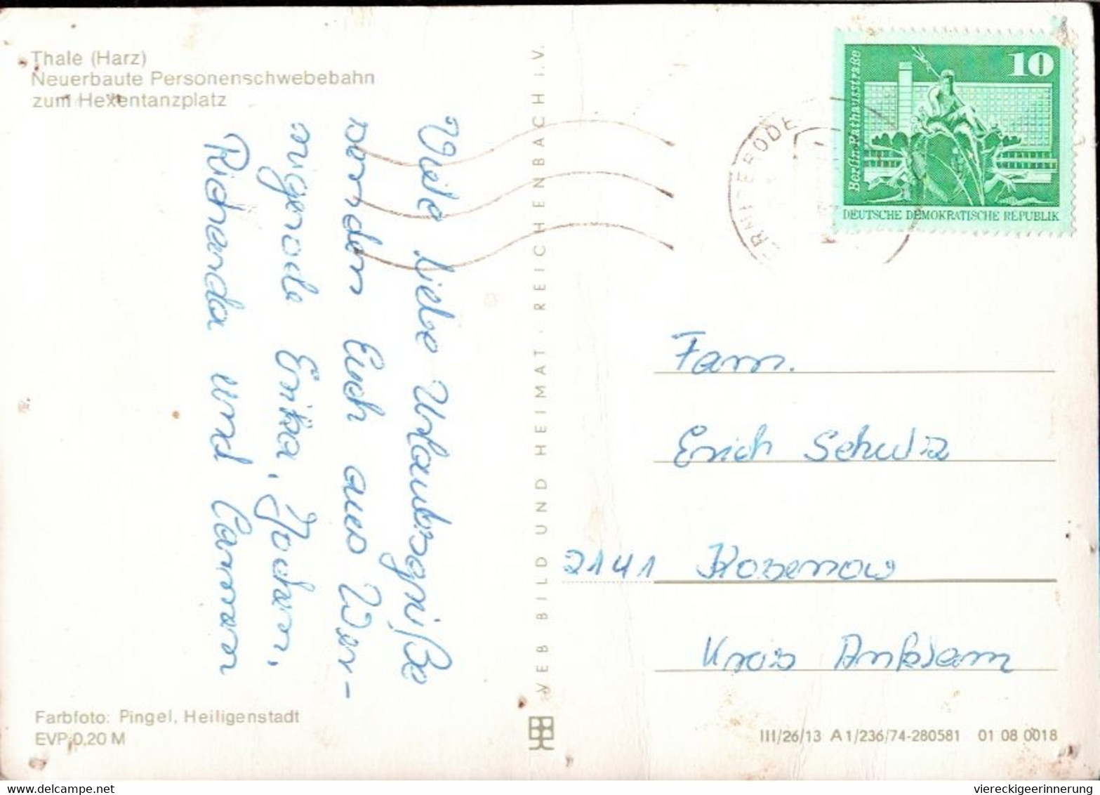 ! Lot Von 19 DDR Ansichtskarten Mit Maschinenstempel Aus Bad Doberan, Sebnitz, Wittenberg, Wernigerode, Guben - Maschinenstempel (EMA)