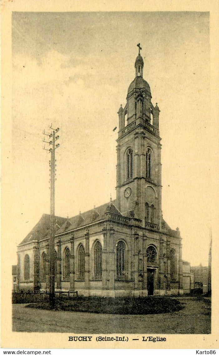 Buchy * La Place De L'église - Buchy