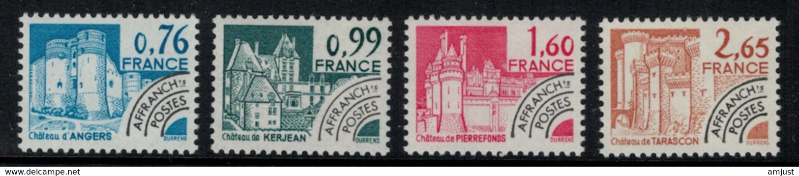 France // Préoblitérés // 1980 // Série Timbres Préoblitérés Neufs** MNH No. Y&T 166 à 169 - 1964-1988