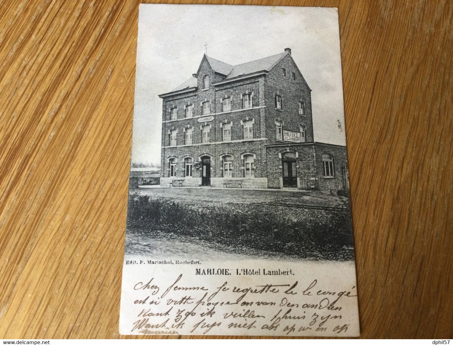 CP Ancienne De Marloie : Hôtel Lambert (1902) - Marche-en-Famenne