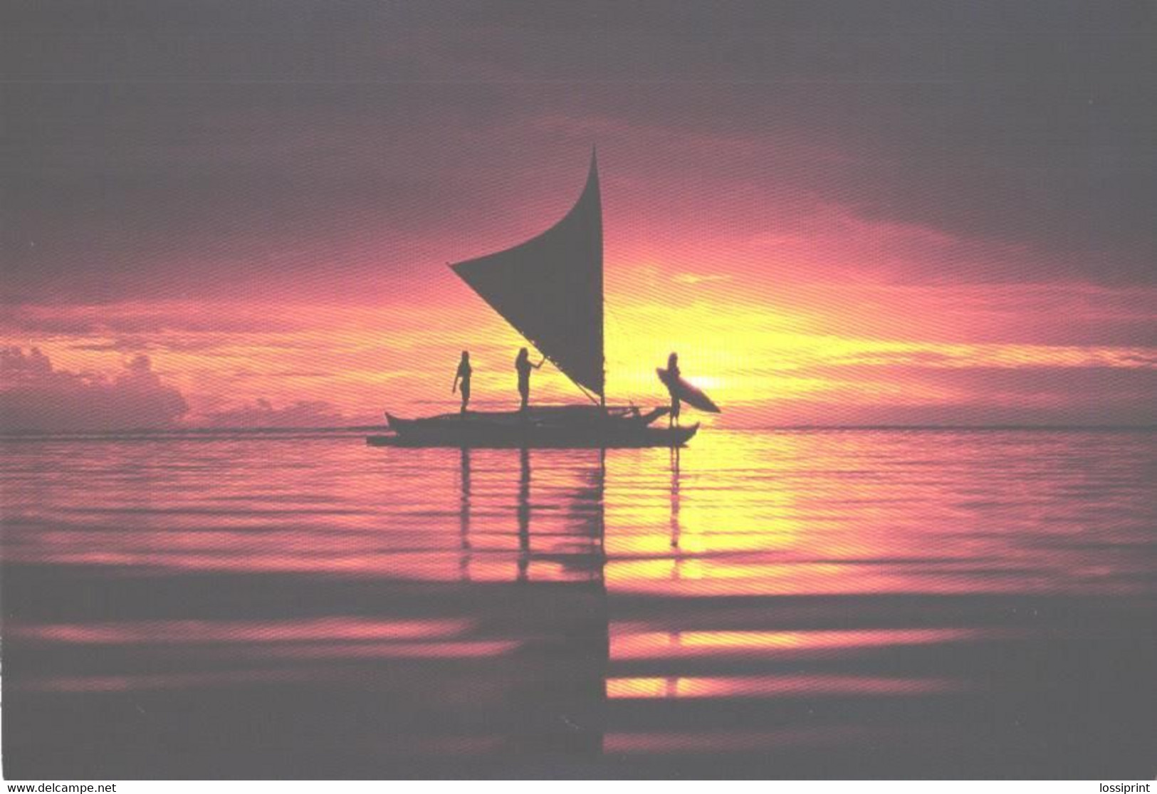 French Polynesia, Sailing Outrigger - Oceania