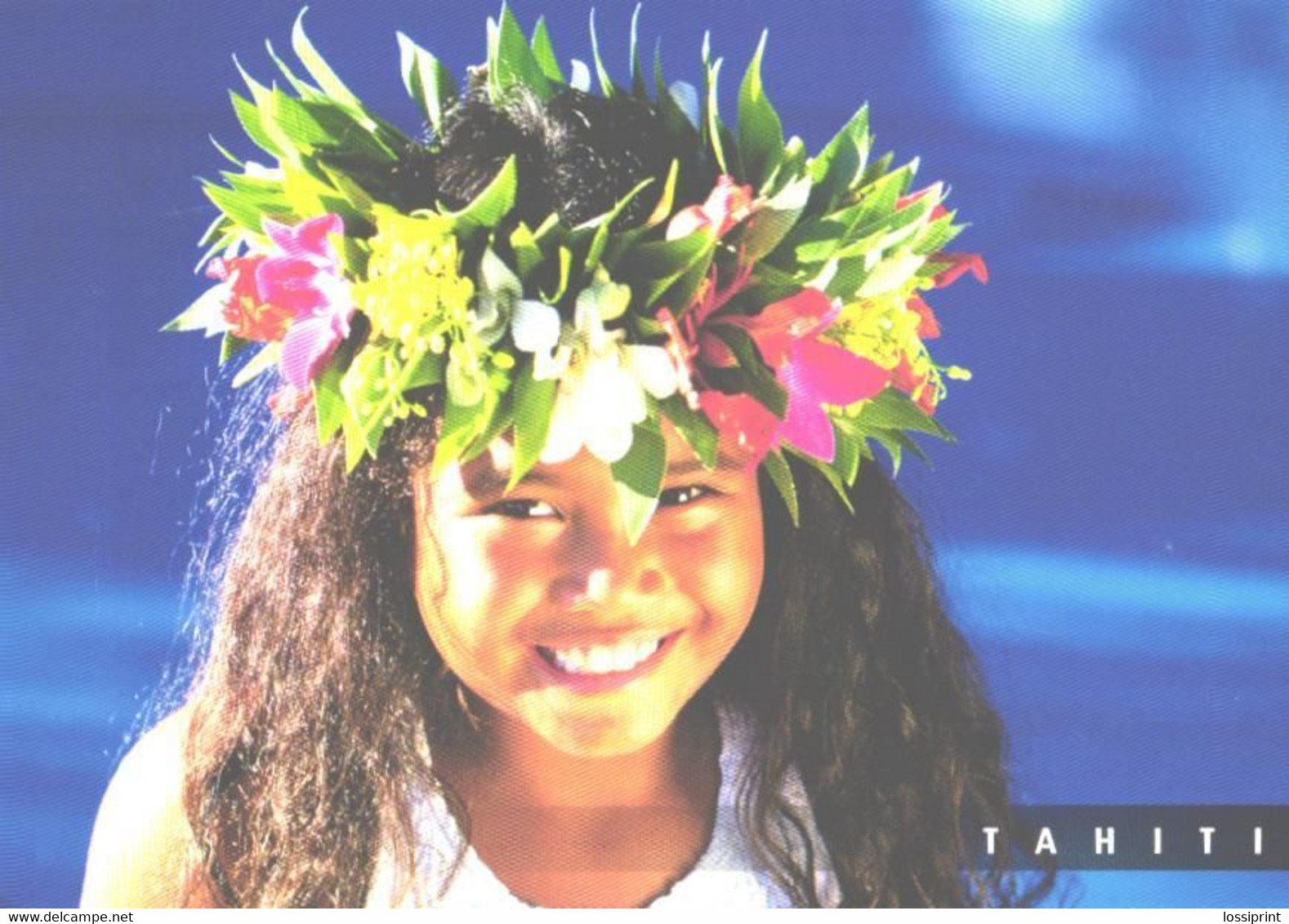 Tahiti Island, A Little Girl Of Polynesia - Oceanië