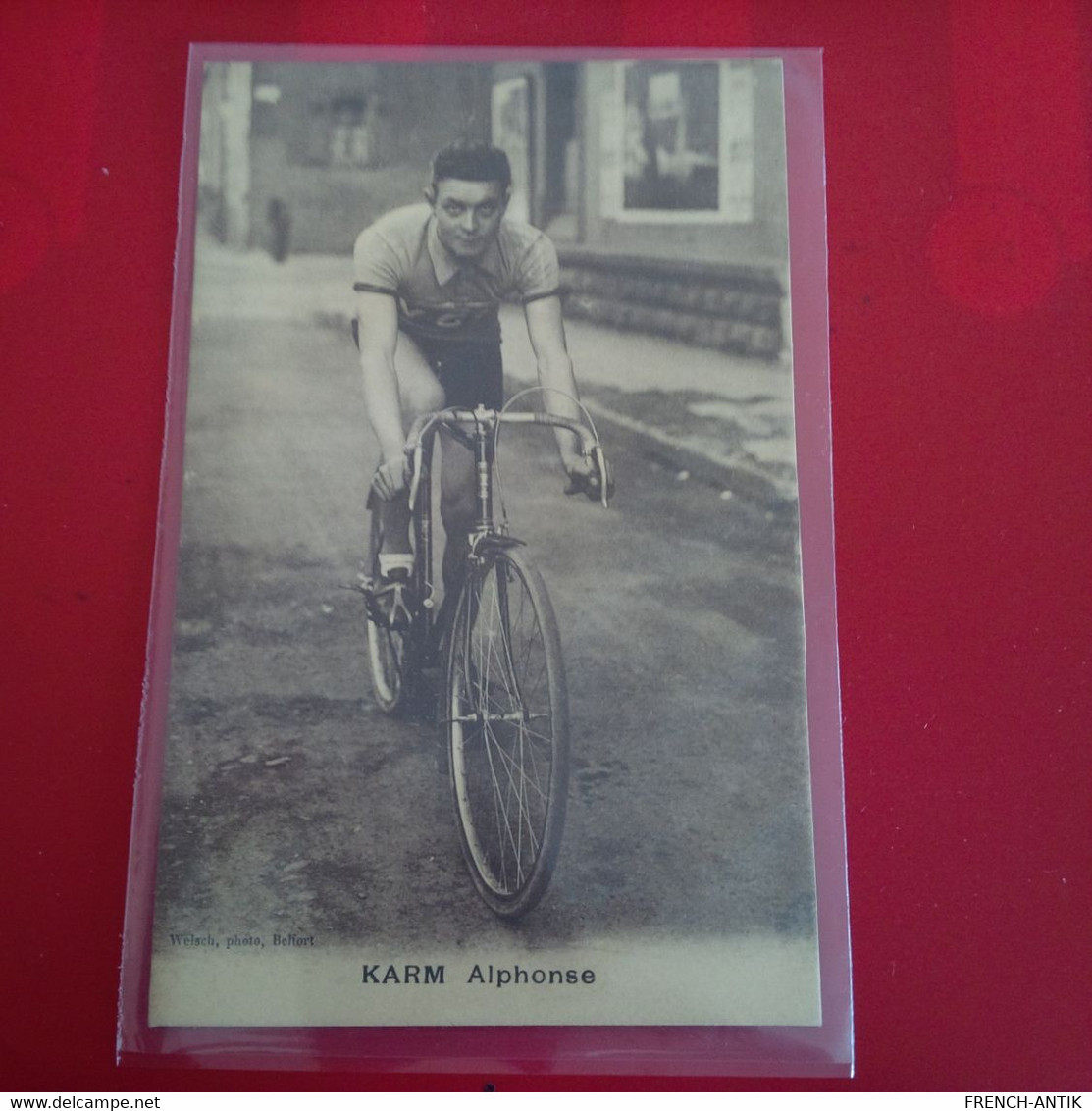 KARM ALPHONSE CACHET VELO CLUB BELFORTAIN - Cyclisme
