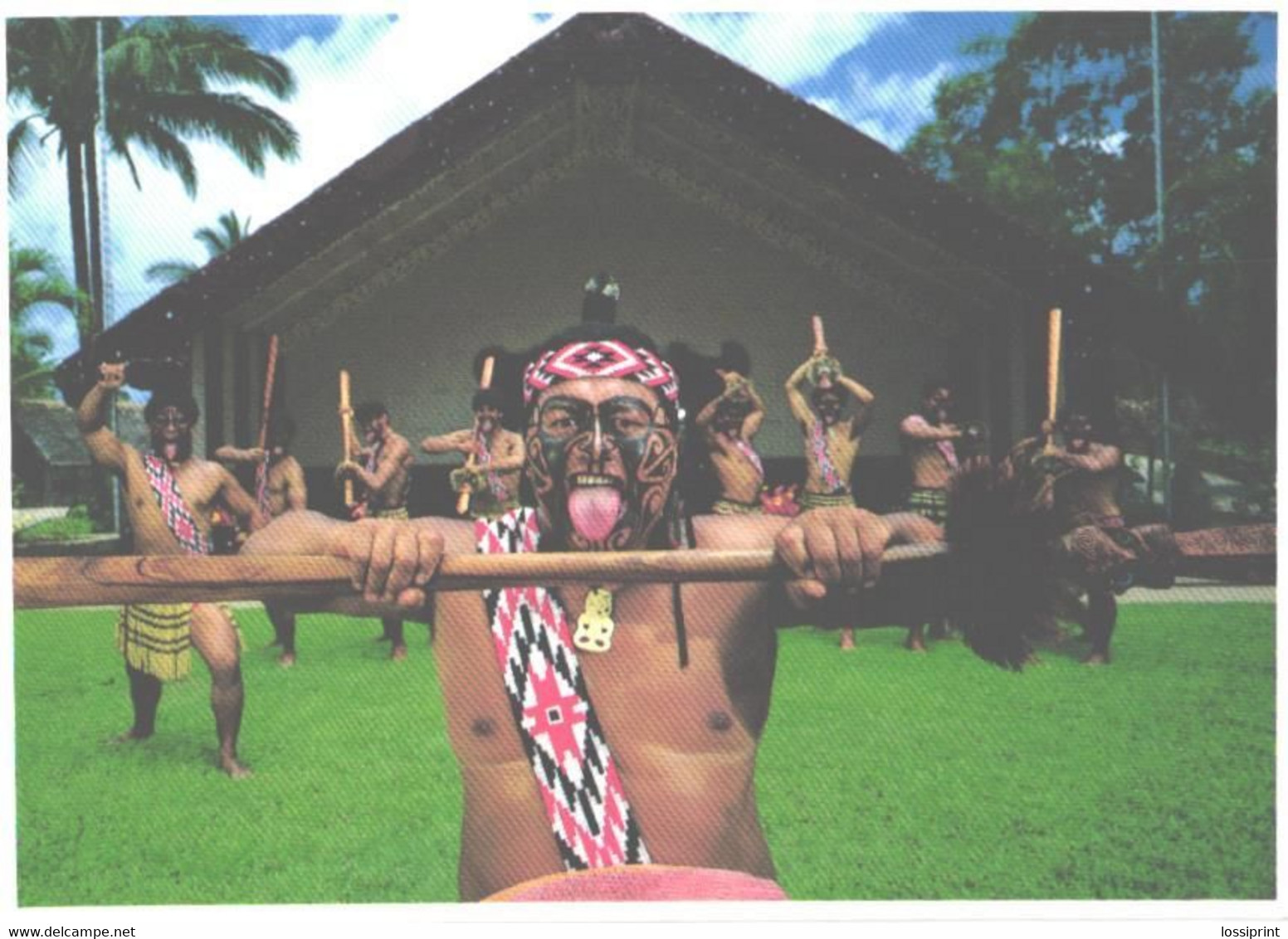 Traditionally Tattooed Maori Warriors - Oceania