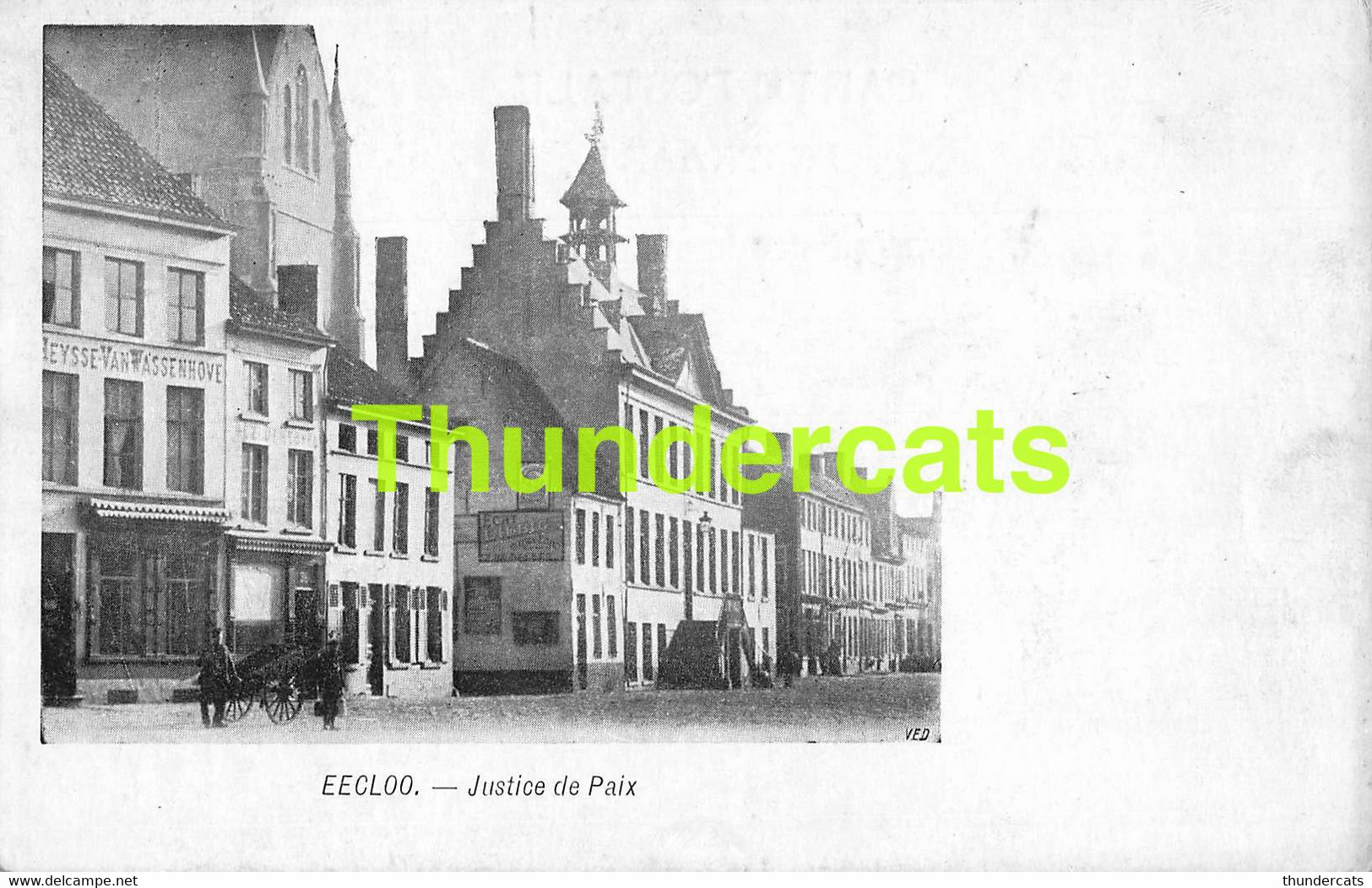 CPA EEKLO EECLOO JUSTICE DE PAIX - Eeklo