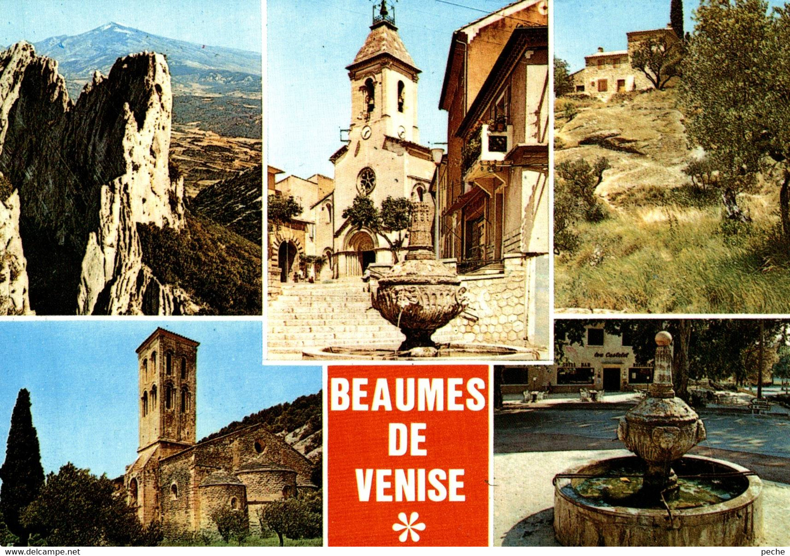 N°91341 -cpsm Beaumes De Venise -multivues- - Beaumes De Venise