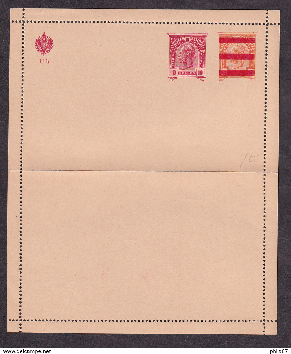 AUSTRIA - Unused Closed Stationery With Interesting Additionally Imprinted Value - 2 Scans - Brieven En Documenten