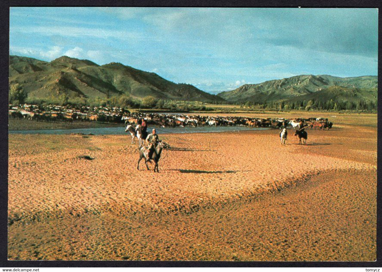 12x postcards Mongolia 197?-198?, used, not used
