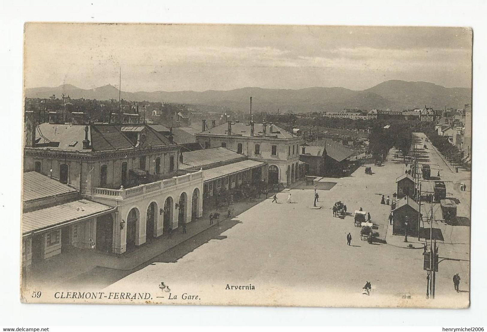 63 Clermont Ferrand La Gare Avernia 1915 - Clermont Ferrand