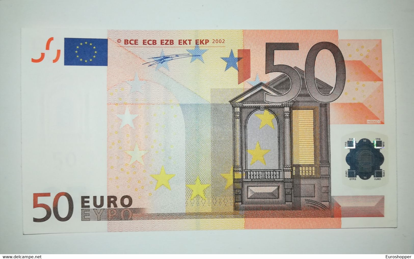 EURO-FINLAND 50 EURO (L) H006 Sign Duisenberg UNC - 50 Euro