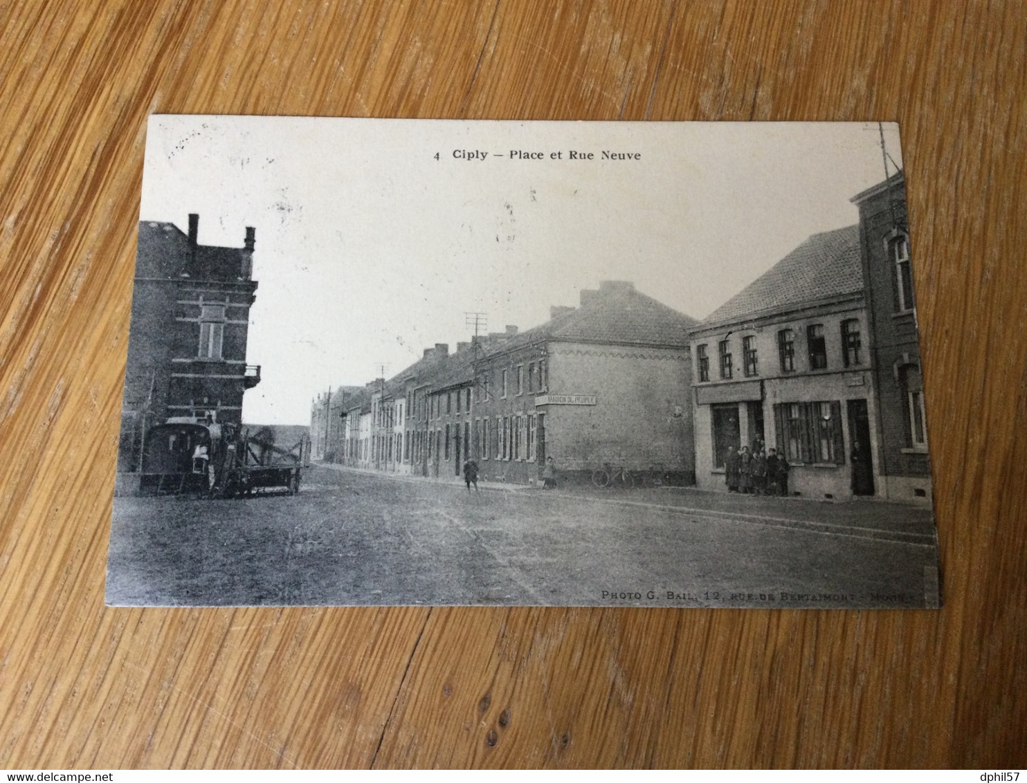 CP Ancienne De Ciply : Place Et Rue Neuve (1928) - Mons