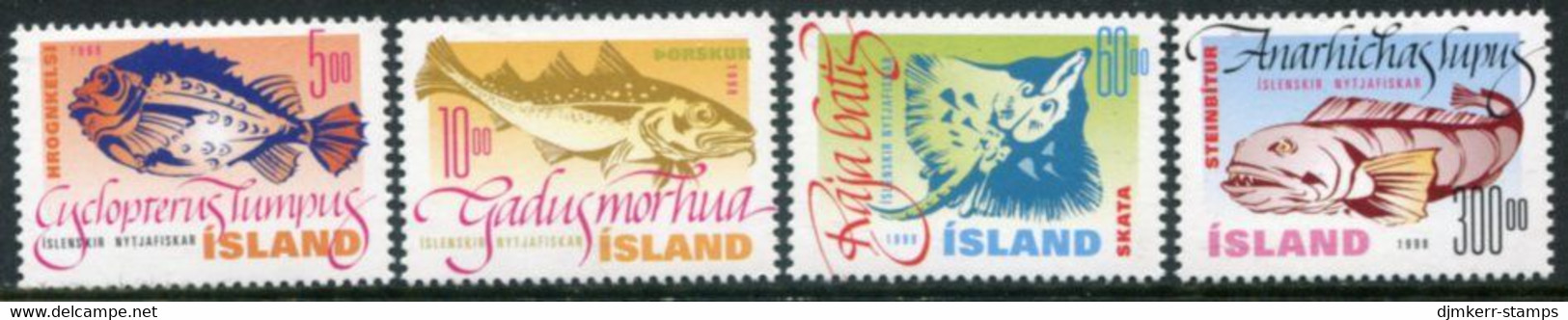 ICELAND 1998 Fish MNH / **.  Michel 886-89 - Unused Stamps