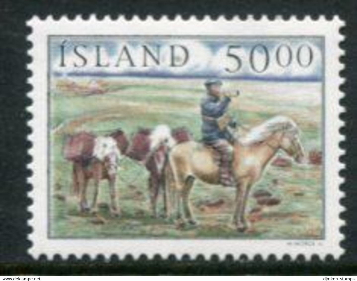 ICELAND 1997 Rural Postman MNH / **.  Michel 880-81 - Unused Stamps