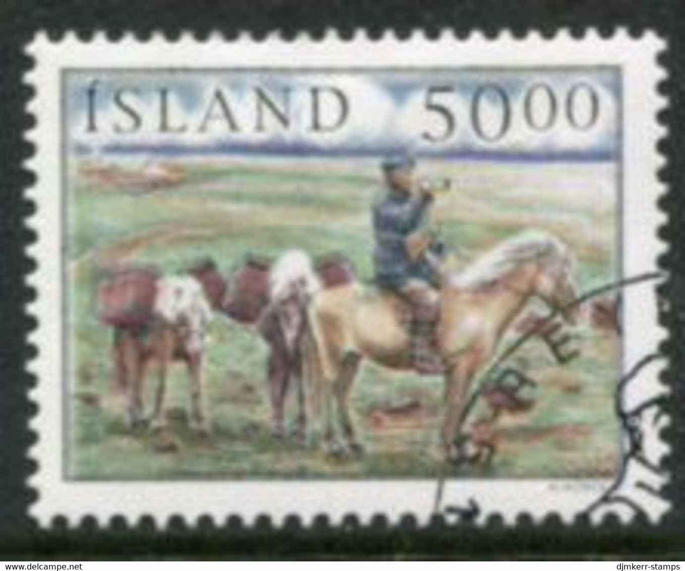 ICELAND 1997 Rural Postman Used.  Michel 880-81 - Usati