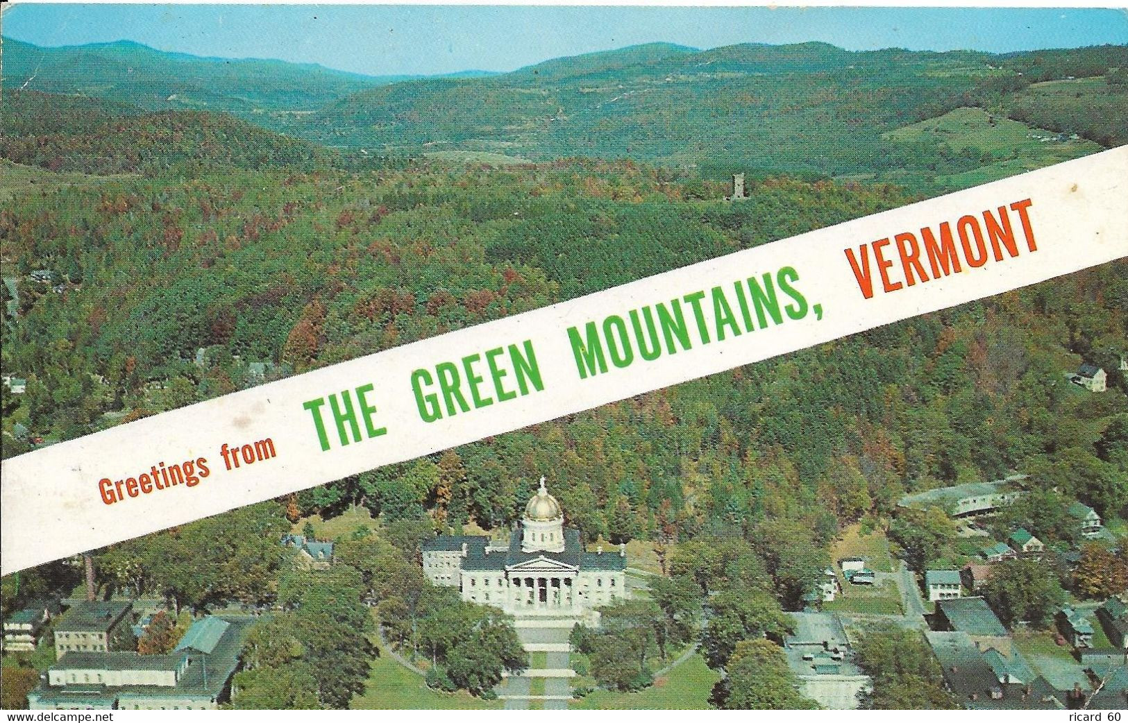 Cpsm Montpelier, Vermont, The Green Mountains - Montpelier